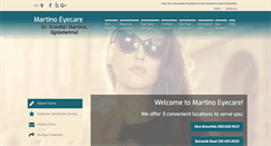 Desktop Screenshot of martinoeyecare.com